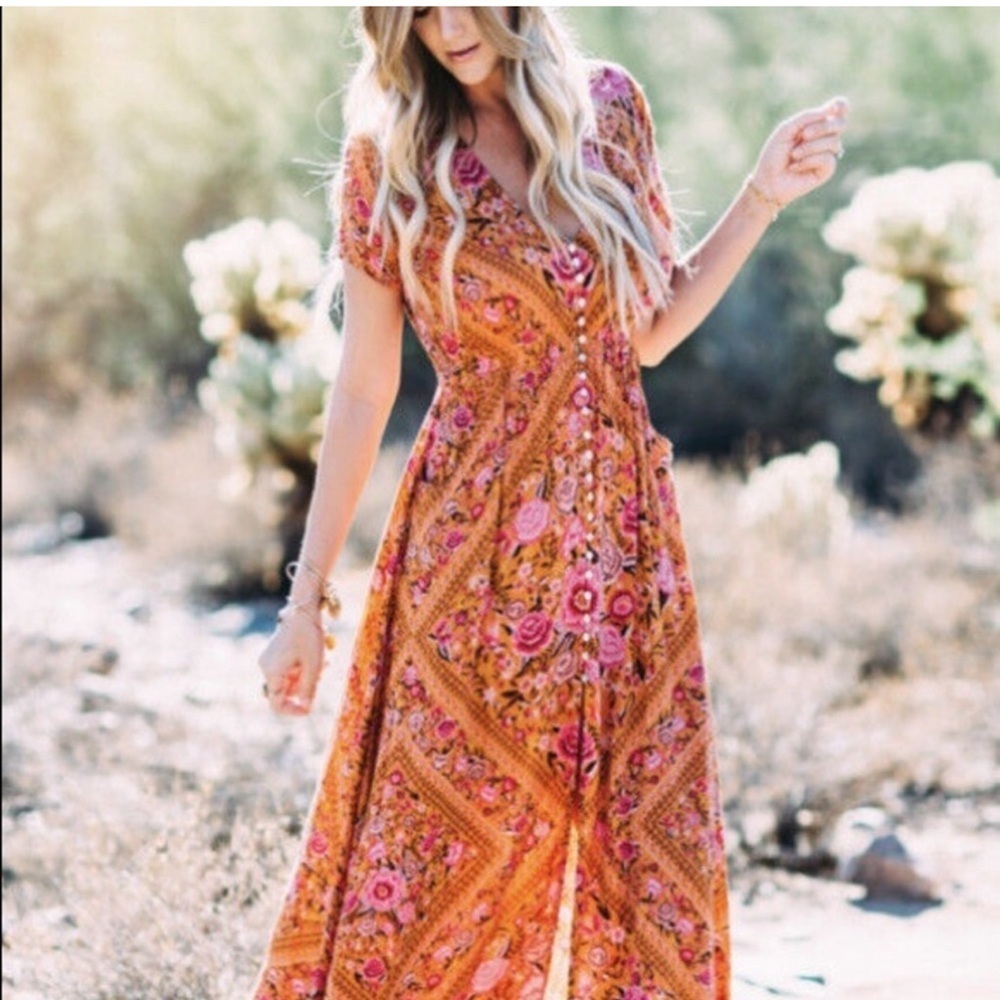 Spell & The Gypsy Collective Babushka Gown Size S - Picture 4 of 15